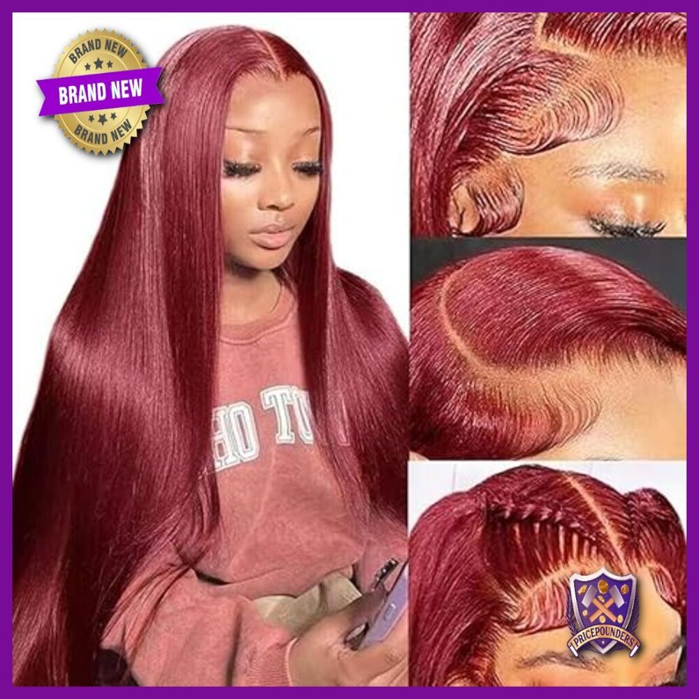 30 Inch Human Hair Wig HD Transparent Lace Straight 180% Density